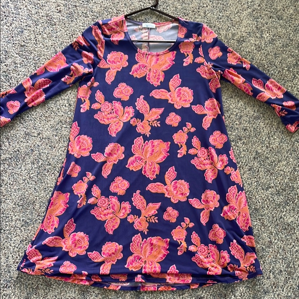 Beautiful colorful swing dress